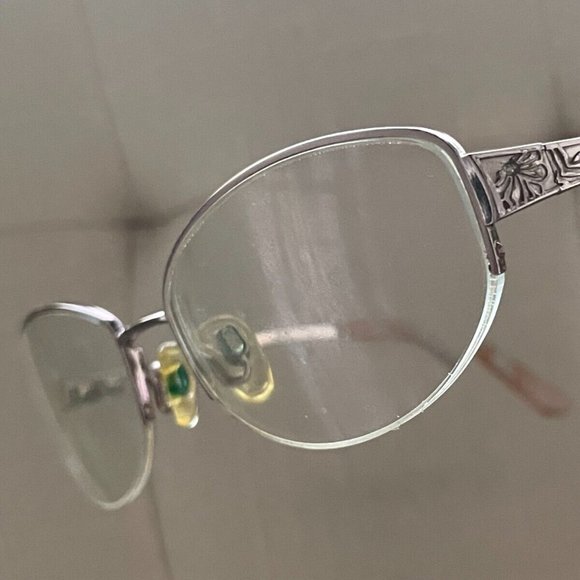 Sophia Loren Zyloware Eyeglasses Rose Gold Tone Half Rim Glasses 54[]18 135 - Picture 1 of 12